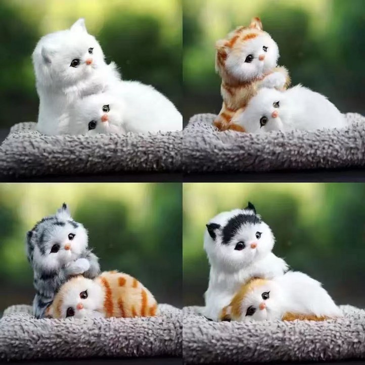 넘버링카 동물인형 차량용 악세사리  인테리어 소품 대쉬보드 탈취인형 강아지 고양이