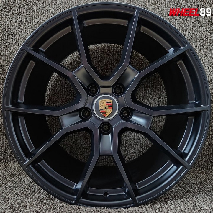 포르쉐 타이칸 21인치 GTS 매트 블랙 순정 정품 휠, 1개 포르쉐 타이칸 21인치 GTS 매트 블랙 순정 정품 휠, 1개
