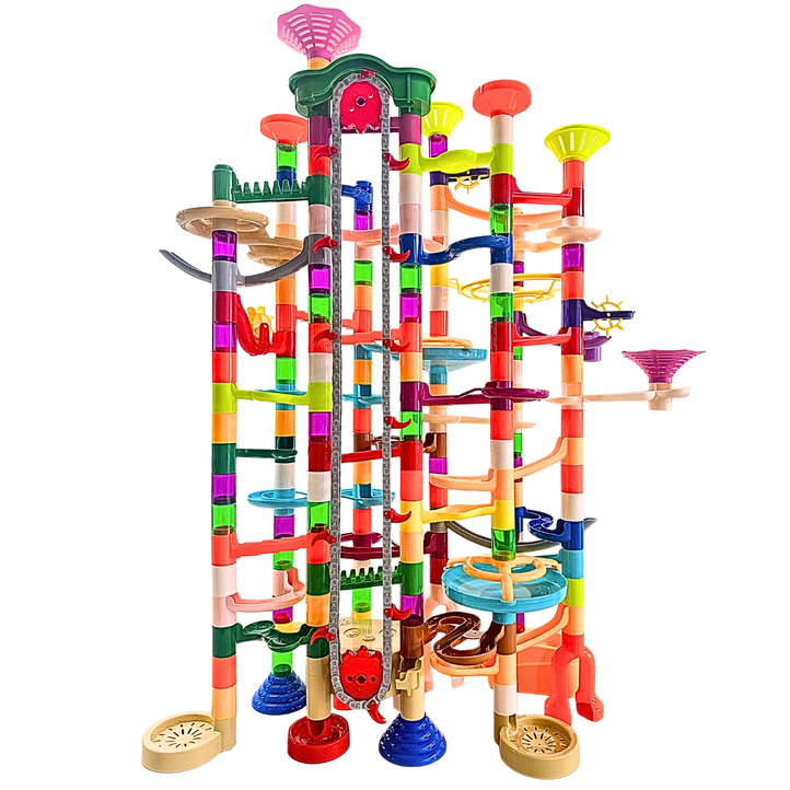 루미오 엘리베이터 마블런 구슬굴리기 블럭 ,혼합색상, 1개, 310pcs