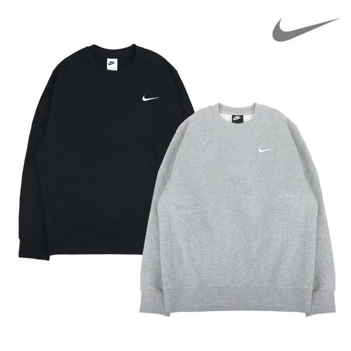 나이키 맨투맨 클럽 플리스 크루 기모 남여공용 CJ1614 캐주얼 스웻셔츠  NIMT3