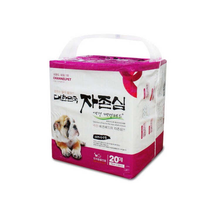 자존심 강아지 애견 배변패드 초대형 20매 X 4개60cmx76cm