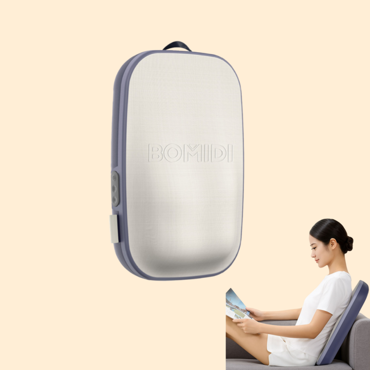 보미디 무선 등허리 마사지기 안마의자 쿠션 온열 무빙볼 롤링 허리 편한케어 선물추천 BM02