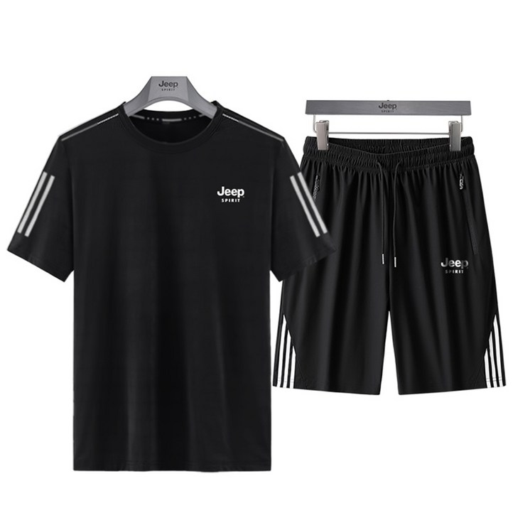 JEEP spirit 반팔 반바지 운동복세트 TZD 402