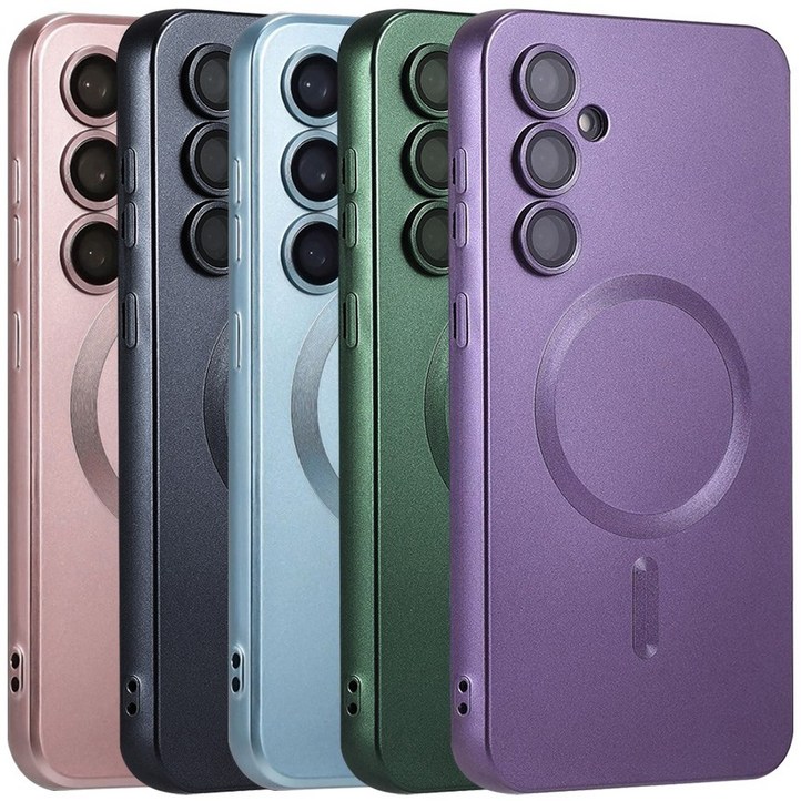 리빙그레이 갤럭시 S23 플러스 울트라 맥세이프 매트 컬러 카메라 보호 메탈 케이스