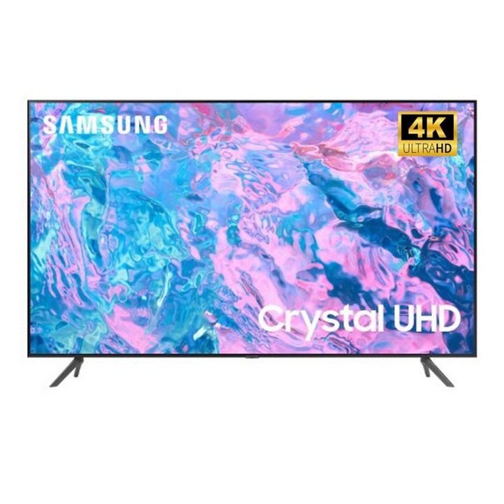 삼성전자 75인치 23년형 슬림베젤 4K UHD 스마트 TV 미러링 유튜브 넷플릭스 디즈니 75CU7000