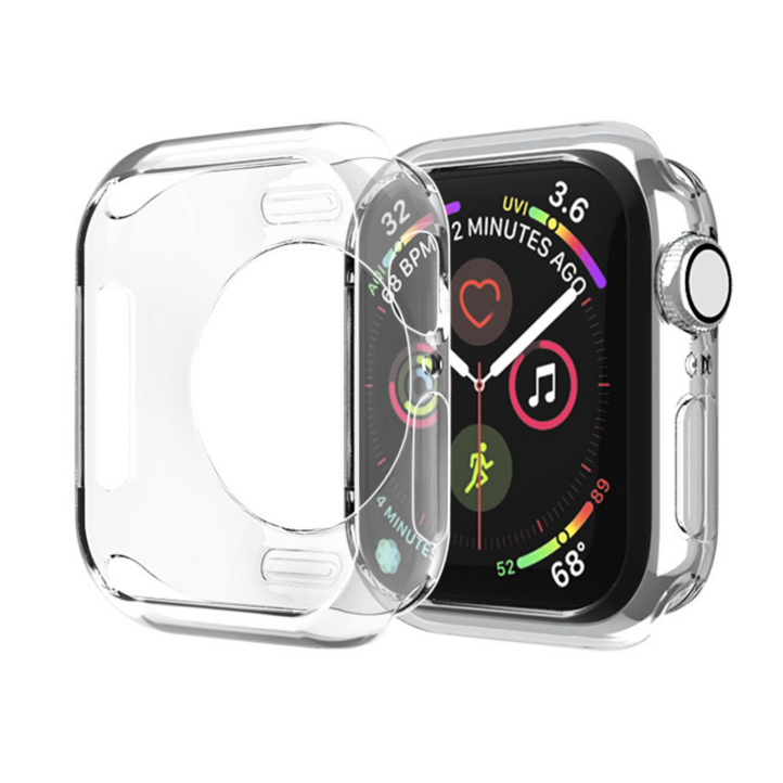 링고룸 애플워치 젤리 케이스 베젤형 슬림  보호필름 증정