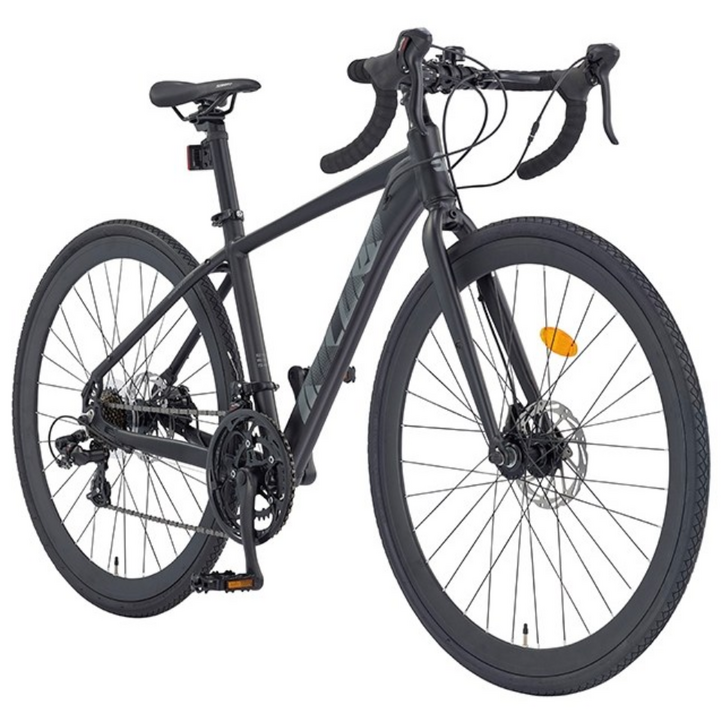 스마트 700C 밀로드 2026년 알루미늄 로드자전거 듀얼레버, 1개, 180cm, 블랙 490 미조립