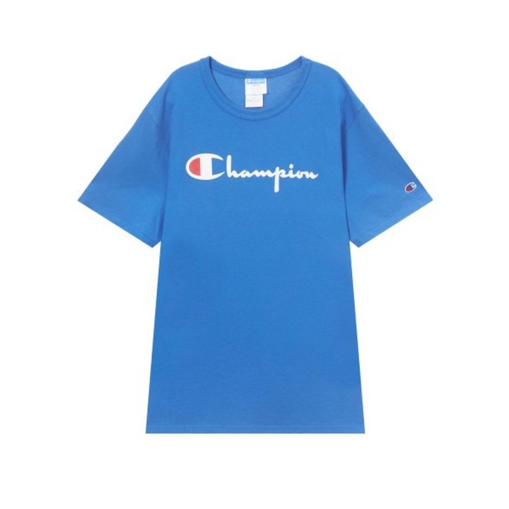 챔피온 로고 Heritage 반팔 티셔츠 (NORMAL BLUE) CKTS1E217B2