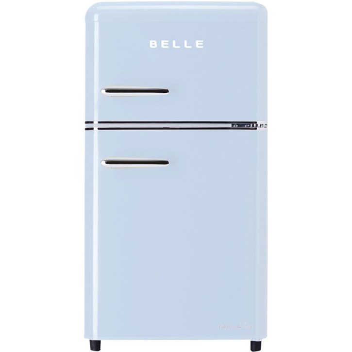 BELLE 레트로 글라스 83L 2도어 냉장고 RD09ASBH, RD09ASBH