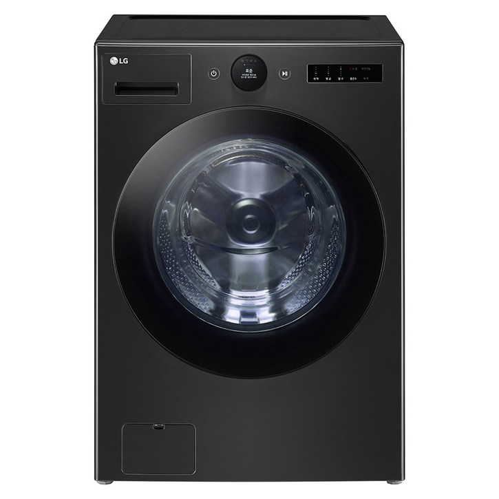 LG전자 트롬 오브제컬렉션 드럼 세탁기 FX25KSR 25kg 방문설치, FX25KSR, 블랙 스테인리스