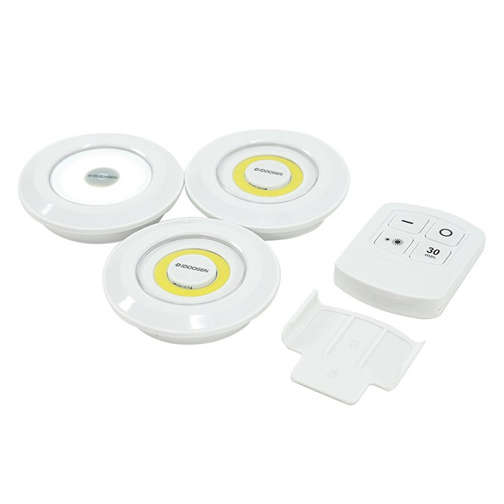 아이두젠 LED 무선 접착식 캠핑 랜턴 3p + 리모컨 세트