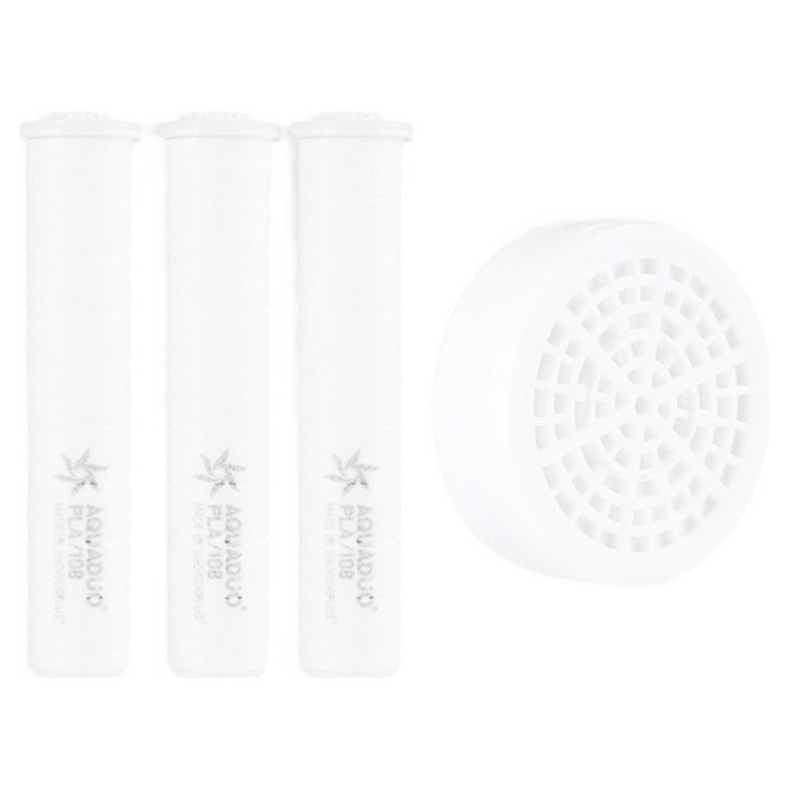 아쿠아듀오 블라썸 샤워기 PLA 리필필터 3p  헤드필터 혼합 세트