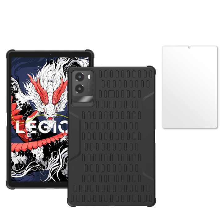 칸탐 TPU 패드 케이스  강화유리 액정보호필름 세트, 1세트