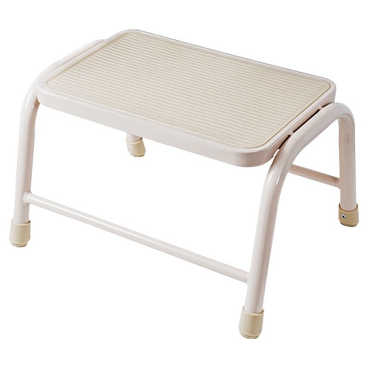 로티홈시스 다용도 접이식 계단 사다리 1단 아이보리