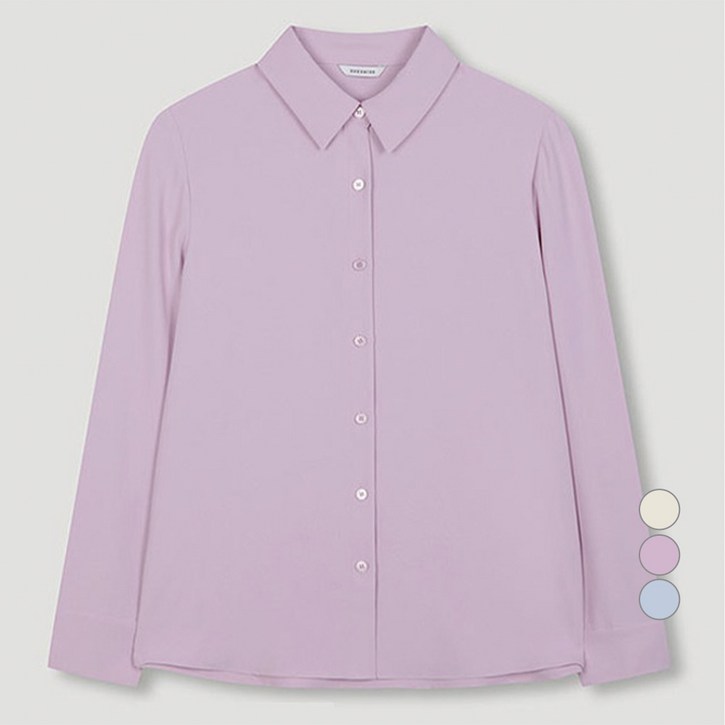 쉬즈미스 여성용 솔리드 베이직 셔츠 SWWSTO12010