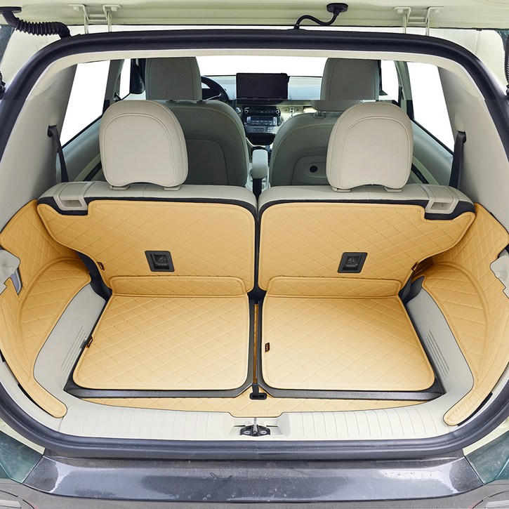 비비키 프리미엄 풀커버 트렁크매트, 캐스퍼 EV 2024년~, 샌들브라운