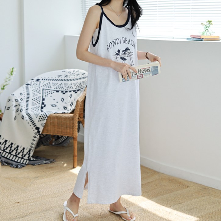 봉봉스토리 본다이 비치 끈 임산부 원피스