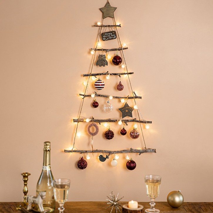 뷰티풀데코센스 로맨틱 벽트리 6단  오너먼트 세트