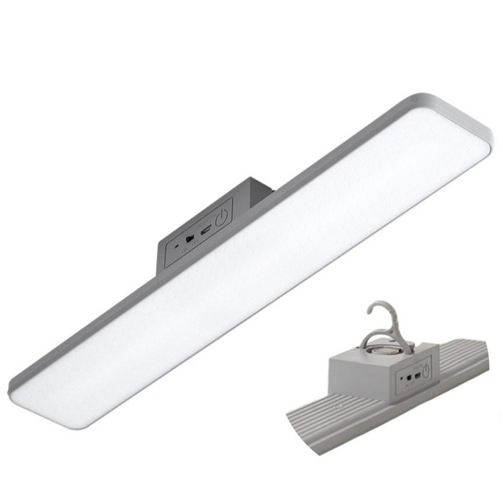 세이섬 책상 부착식 LED 스탠드 32cm 무선 학습용 독서등 USB 자석 조명등