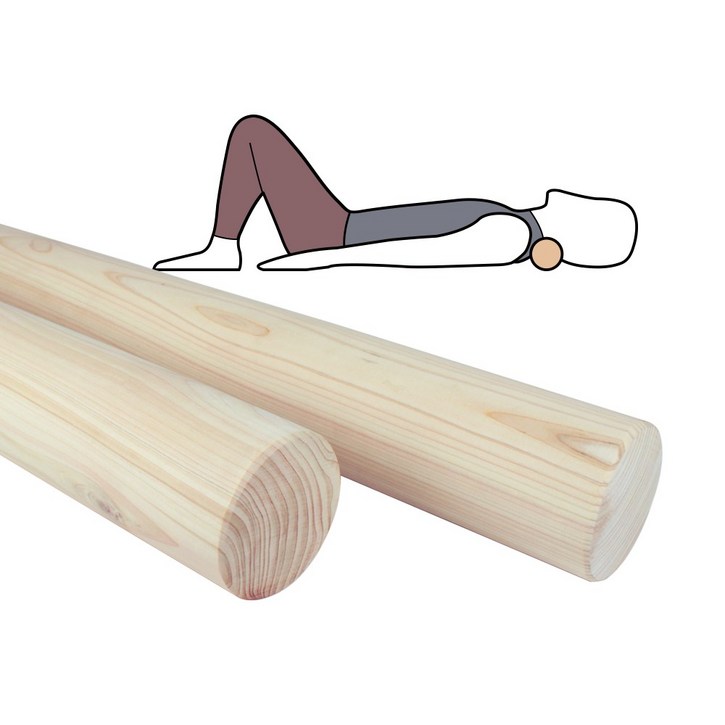 온유어핏 편백나무 요가봉 경락봉 국내산100 선택형 마사지봉 스트레칭봉 종아리 마사지