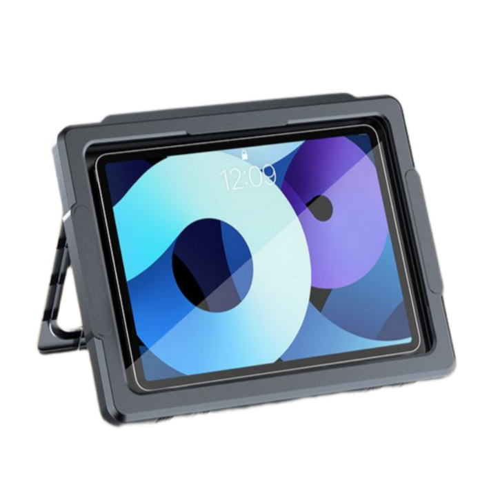 NEONANII 핸드폰 태블릿 다용도 방수 케이스 거치대, 1개, 블랙