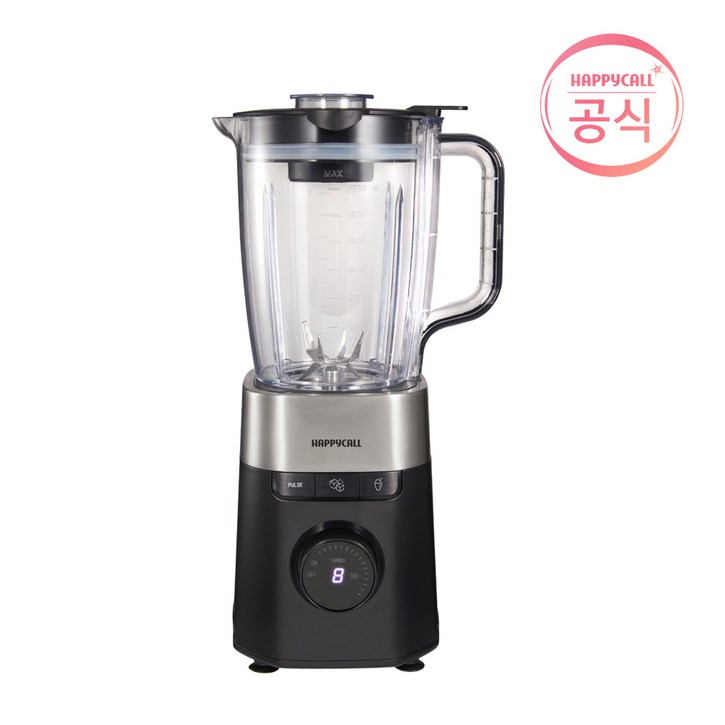 공식해피콜 대용량 믹서기 초고속 블렌더 브리즈 맥 HDBLFAF1SV 트라이탄컨테이너터보모드얼음분쇄스무디
