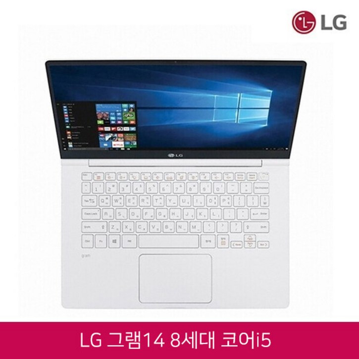 LG전자 그램 14 화이트 14Z980 8세대 코어i5 램12GB SSD256GB 윈10 탑재, 14Z980, WIN10 Home, 12GB, 256GB, 코어i5 8250U, 화이트 2