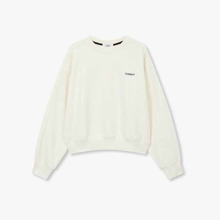 스튜디오 톰보이 42 백로고 맨투맨 9105322113 306740