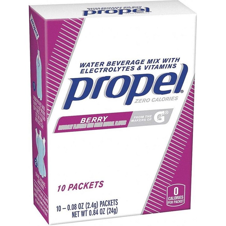 Propel Quaker Foods 베리 음료 믹스 패킷