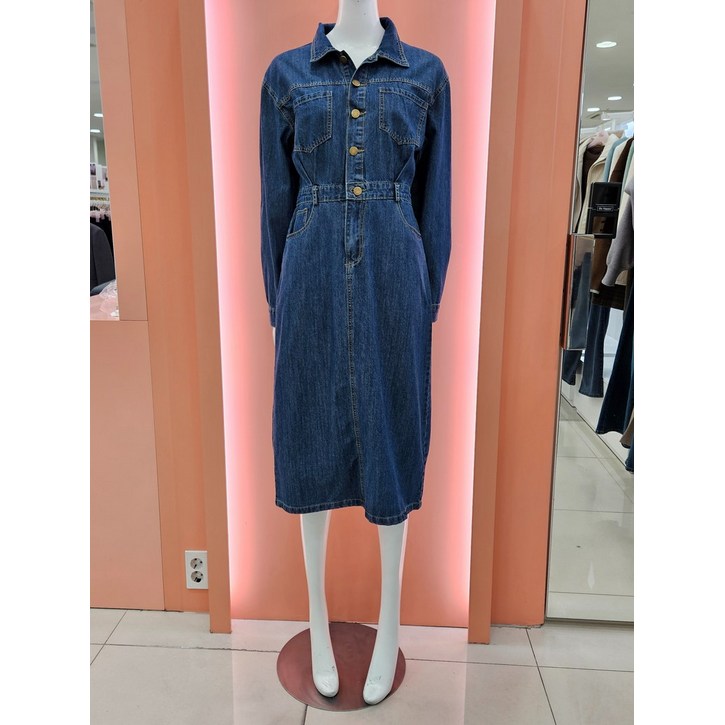 수스 카라넥 데님원피스 S261BOP203_US