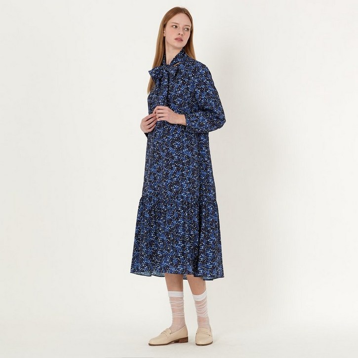 기비 GIVY 플라워 푸시보우 원피스 GY25S1FRD4139DK1211121