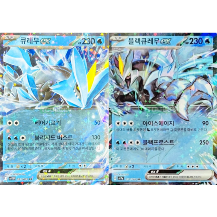포켓몬카드 큐레무 블랙큐레무 ex 세트 5세대 전설의 포켓몬 정품
