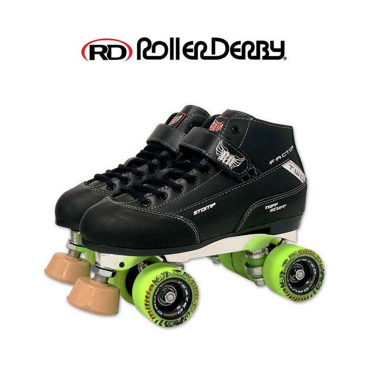 롤러더비 미국정품 스톰프팩터2 스피드 롤러스케이트 RollerDerby Stomp Factor2 Speed Roller Skate, 단일 2