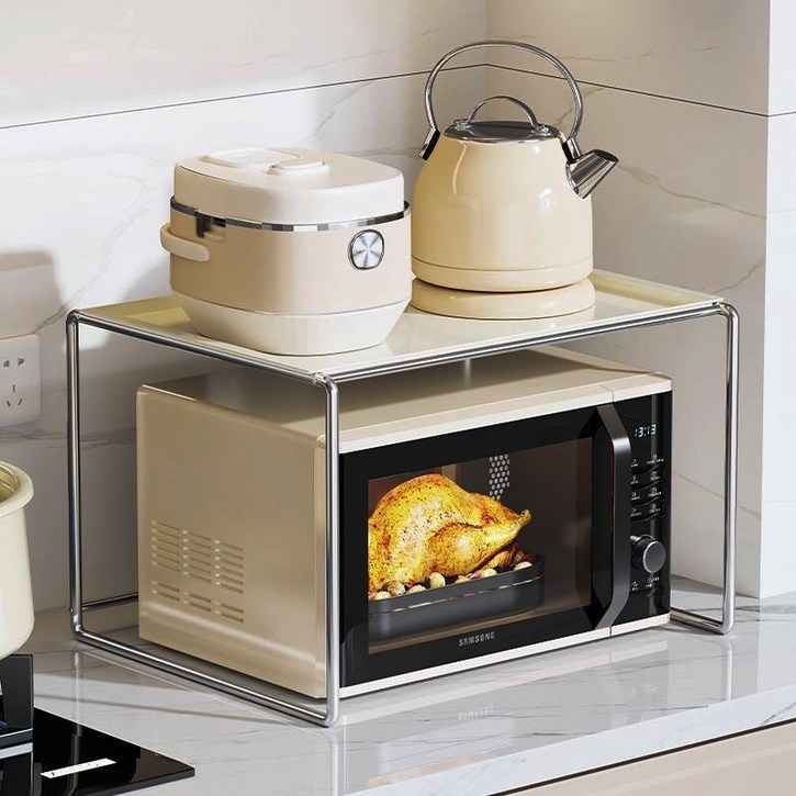 Surkat 전자레인지 선반 다용도 전자레인지 수납선반 주방 렌지선반