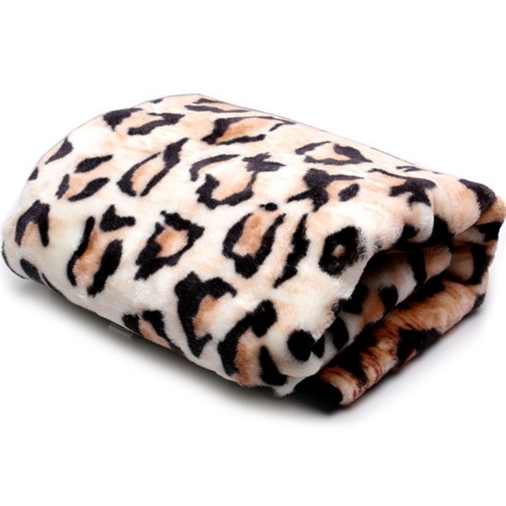 호피 밍크담요 2호 140x200 (국산 두꺼운 겨울담요 이