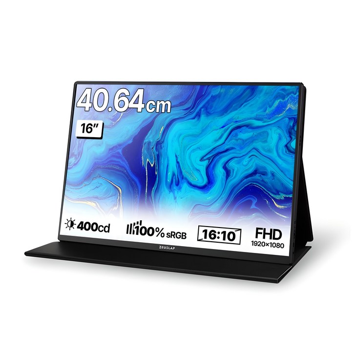 제우스랩 FHD 휴대용 모니터, 40.64cm, P16 제우스랩 FHD 휴대용 모니터, 40.64cm, P16