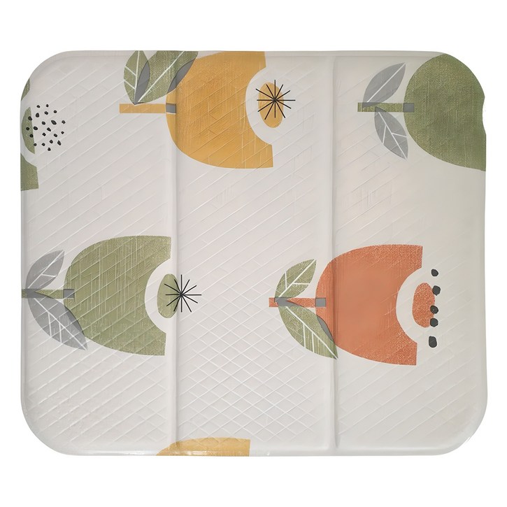 UH홈데코 휴대용 접이식 플라워 양면 쿠션 매트