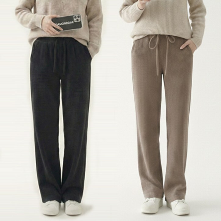다몬딱 여성 골덴 코듀로이 팬츠 바지 여자