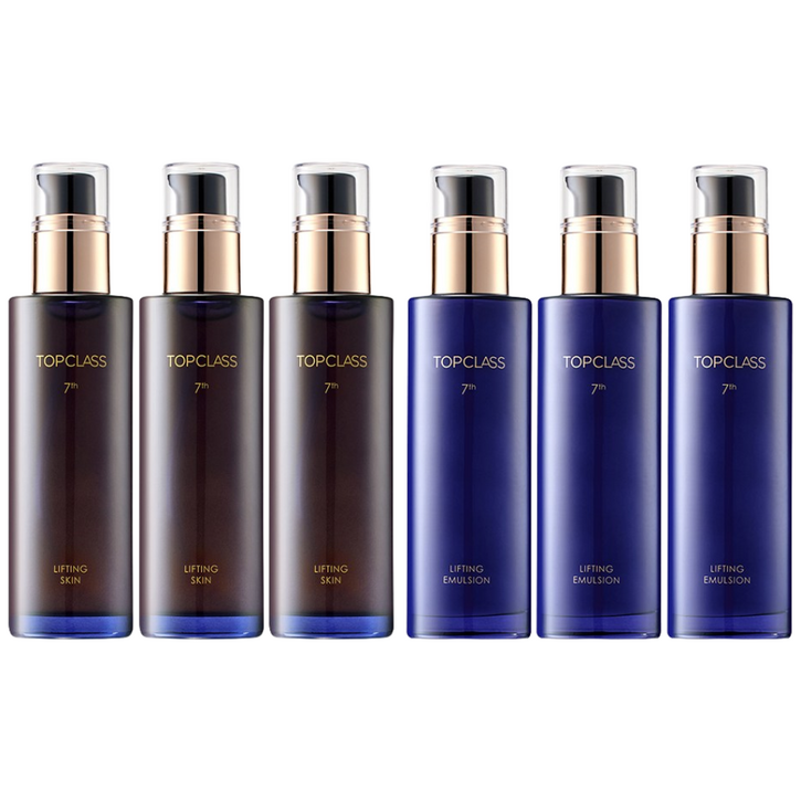 참존 3+3 탑클래스 리프팅 듀오 스킨 로션 120ML 총6개