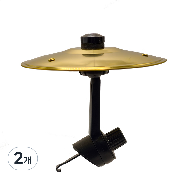 루이 휴대용타악기 공기구멍클립 쉽게장착 차량악세사리, 2개, 금색