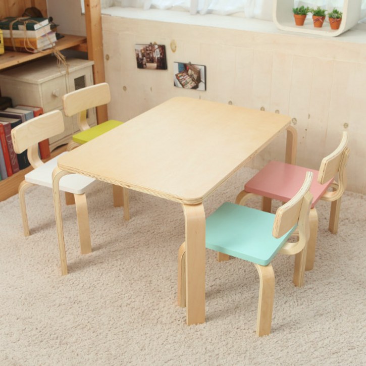 일루일루 프로스 어린이 유아 책상세트 스퀘어형 (책상 1개+의자 2개) - 쇼핑앤샵
