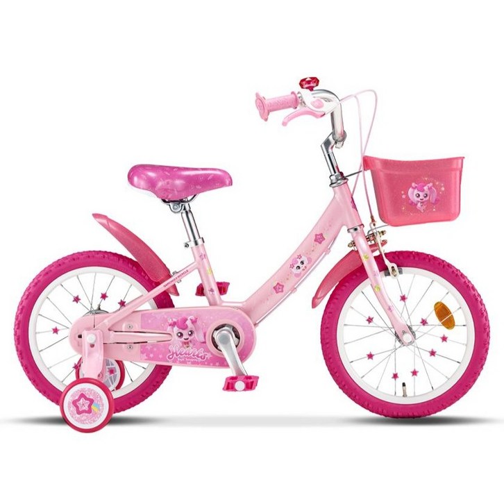 삼천리자전거 2025년형 16 캐치티니핑 하츄핑 어린이 네발자전거