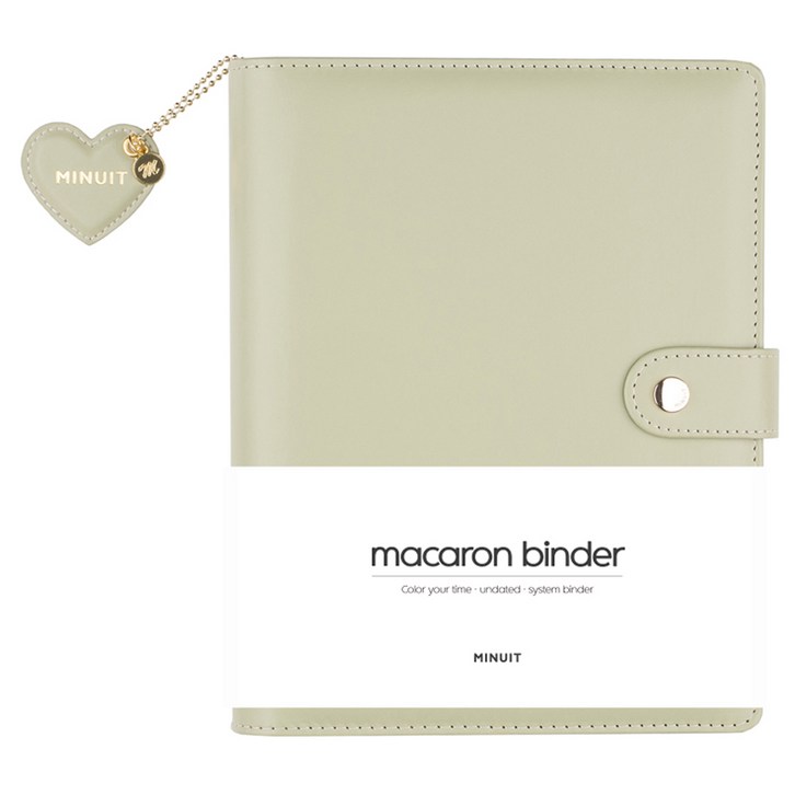미뉴잇 마카롱 바인더 다이어리 6공 A5
