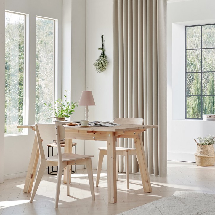 양면 리얼 형상기억 사계절 암막커튼 핀형 2p