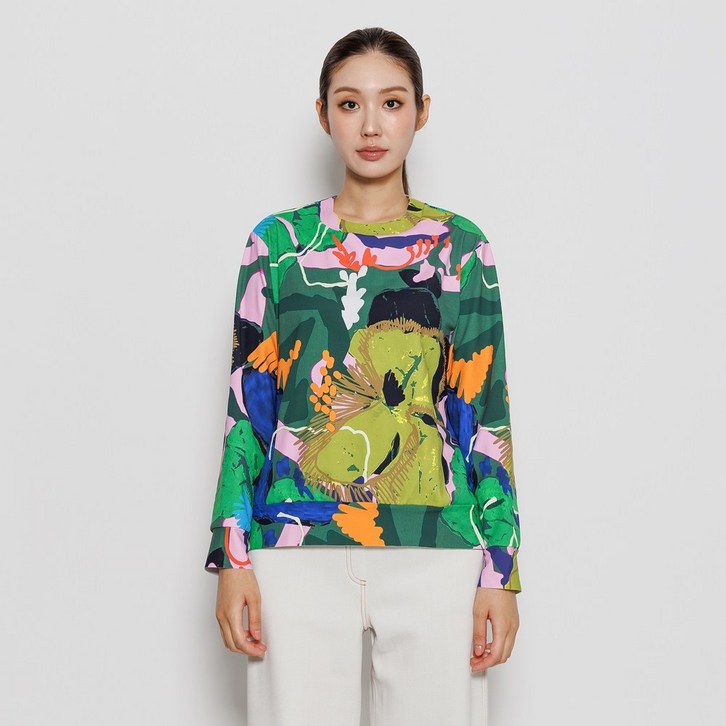 디아스토리 엘텍스 로즈매리 탑 AHFPTN09GREEN