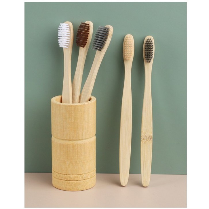 베스트픽스 1515 대나무 칫솔 미세모 친환경 국산 대나무, 2세트, 15개입, 아이보리