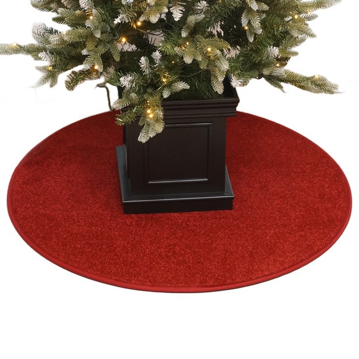 다앤몰 크리스마스 트리매트 원형 스커트러그 트리바닥 받침 국산방염 자체제작