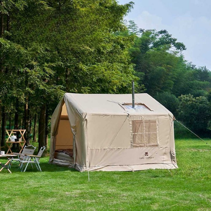 모비가든 에어텐트 야외 캠핑 두꺼운 방수 방풍 자외선차단