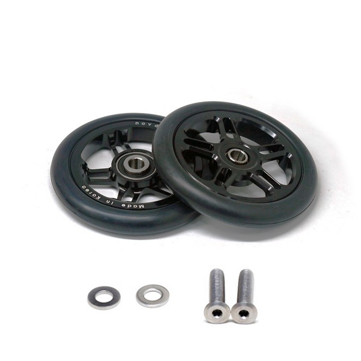 노브휠 P 노브디자인 브롬톤용 이지휠 블랙 65mm 미니밸로용 브롬톤 P라인용 노브휠 P 노브디자인 브롬톤용 이지휠 블랙 65mm 미니밸로용 브롬톤 P라인용