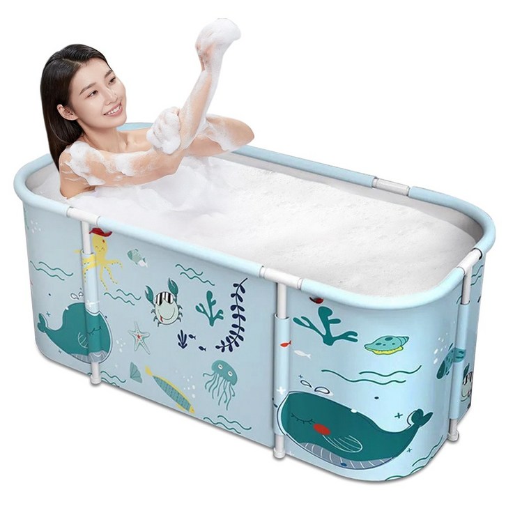 LOMESO 반신욕조 조립식 이동식 접이식 대형욕조 간이욕조